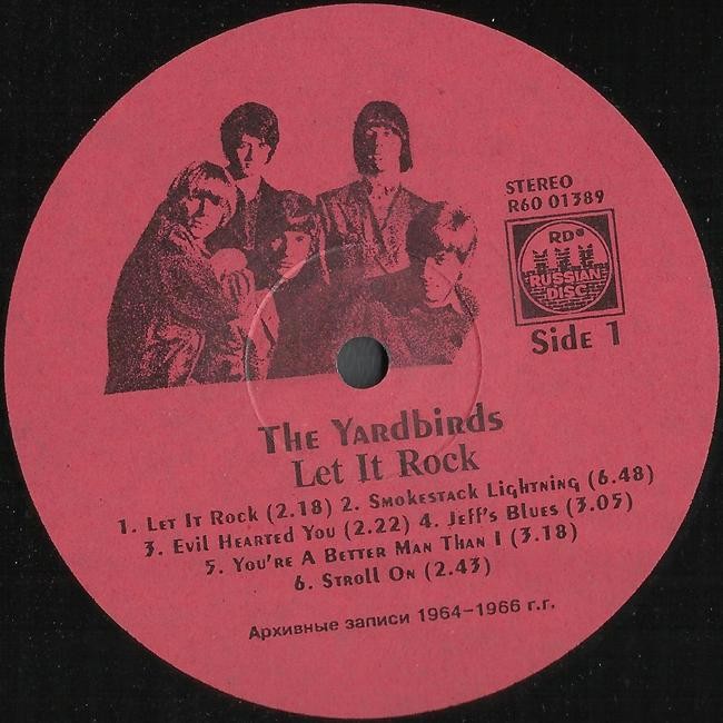 YARDBIRDS - Let It Rock