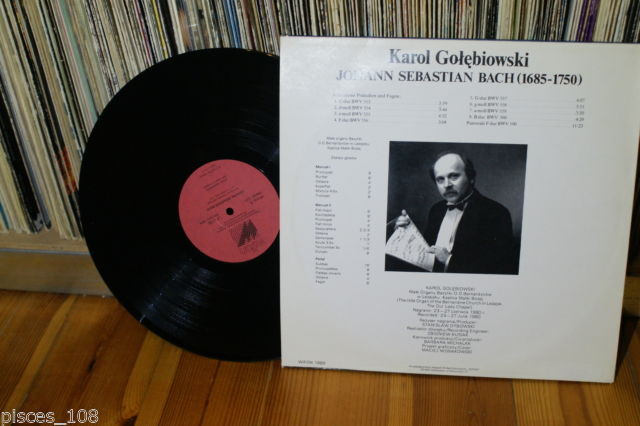 Karol Gołębiowski - J.S. Bach [по заказу польской фирмы WIFON, LP 138]