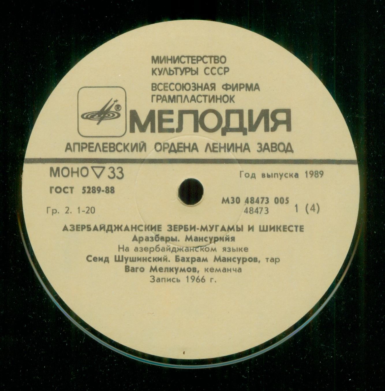 АЗЕРБАЙДЖАНСКИЕ ЗЕРБИ-МУГАМЫ И ШИКЕСТЕ (Азәрбајҹан зəрби-муғамлары вə шикəстəлəри)