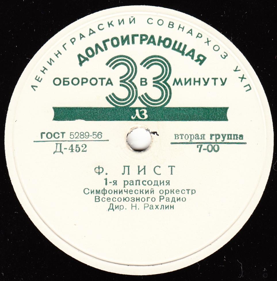 Ф. ЛИСТ (1811–1886): Рапсодии №1 и №2 (Н. Рахлин)