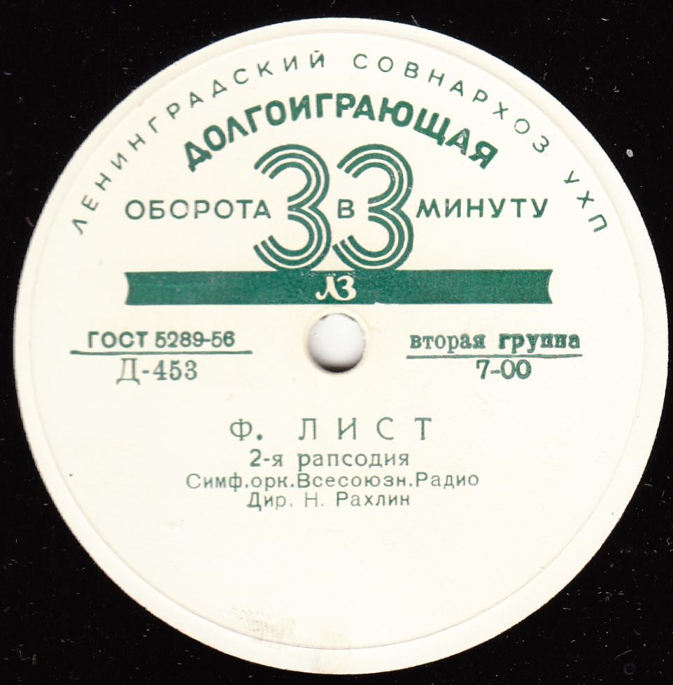 Ф. ЛИСТ (1811–1886): Рапсодии №1 и №2 (Н. Рахлин)