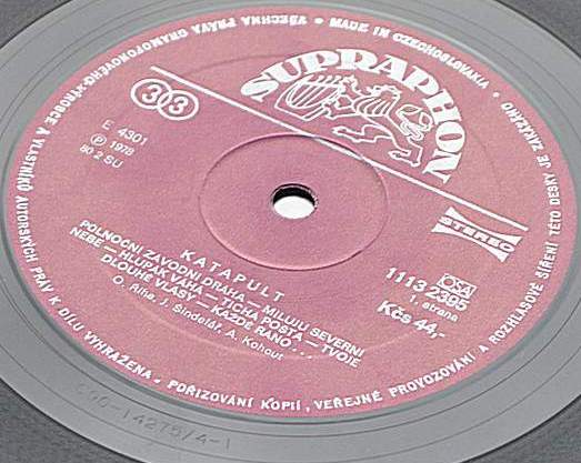 Katapult  [по заказу чешской фирмы SUPRAPHON, 1113 2395]