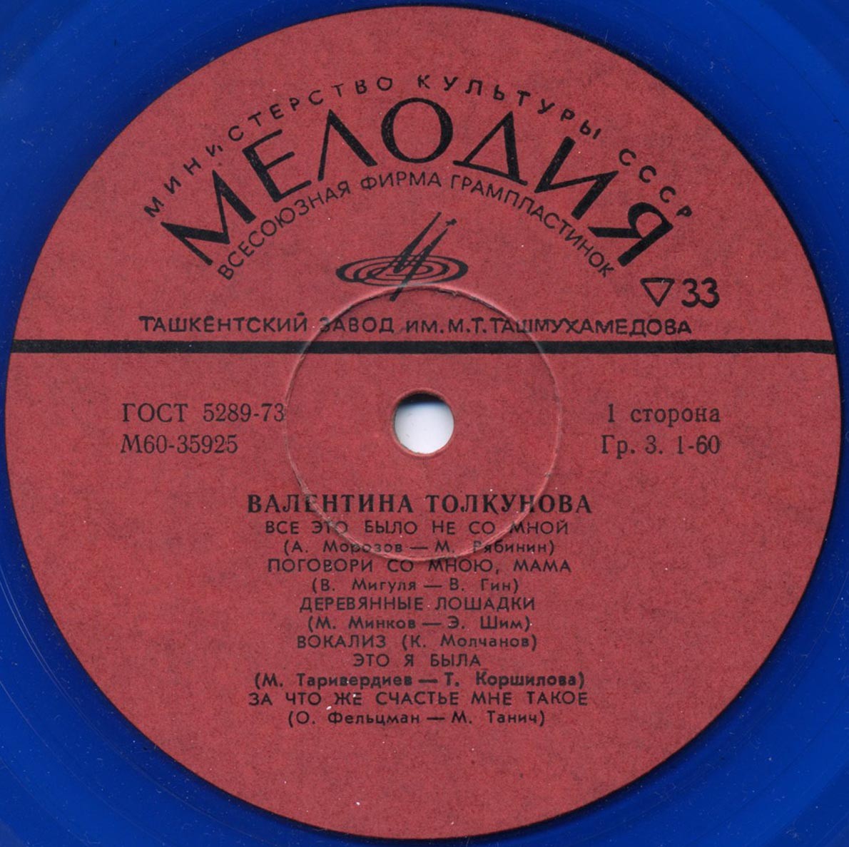 Валентина Толкунова