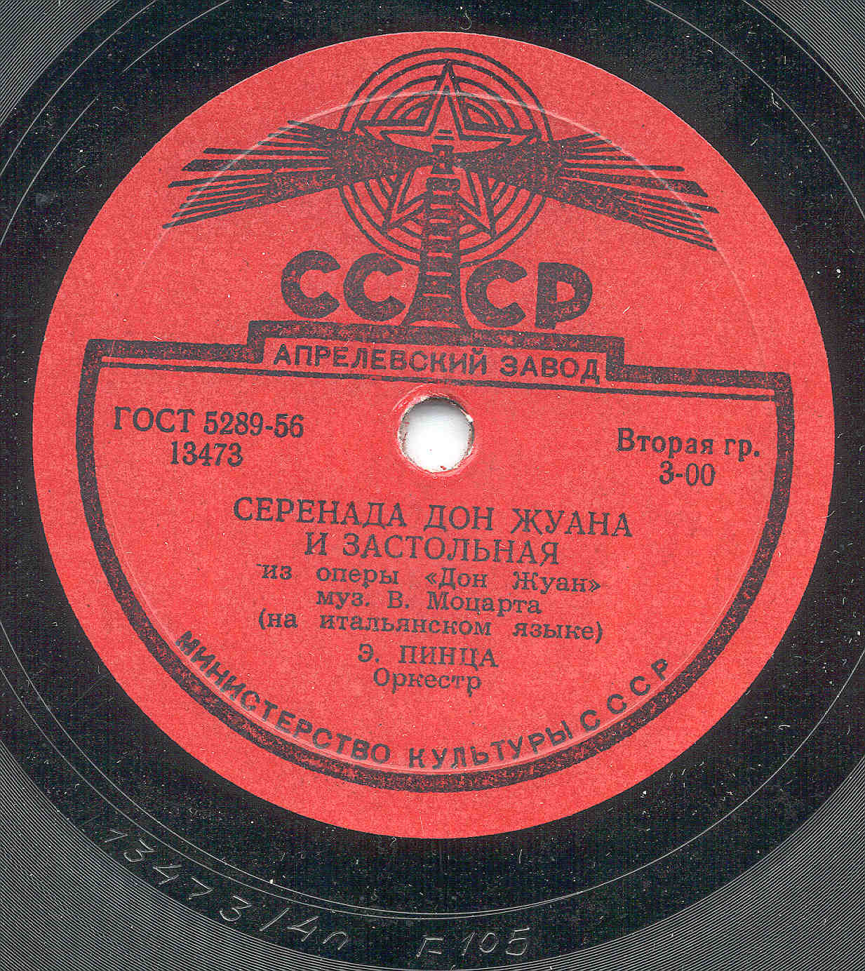 Ария Дон Оттавио / Серенада Дон Жуана и Застольная