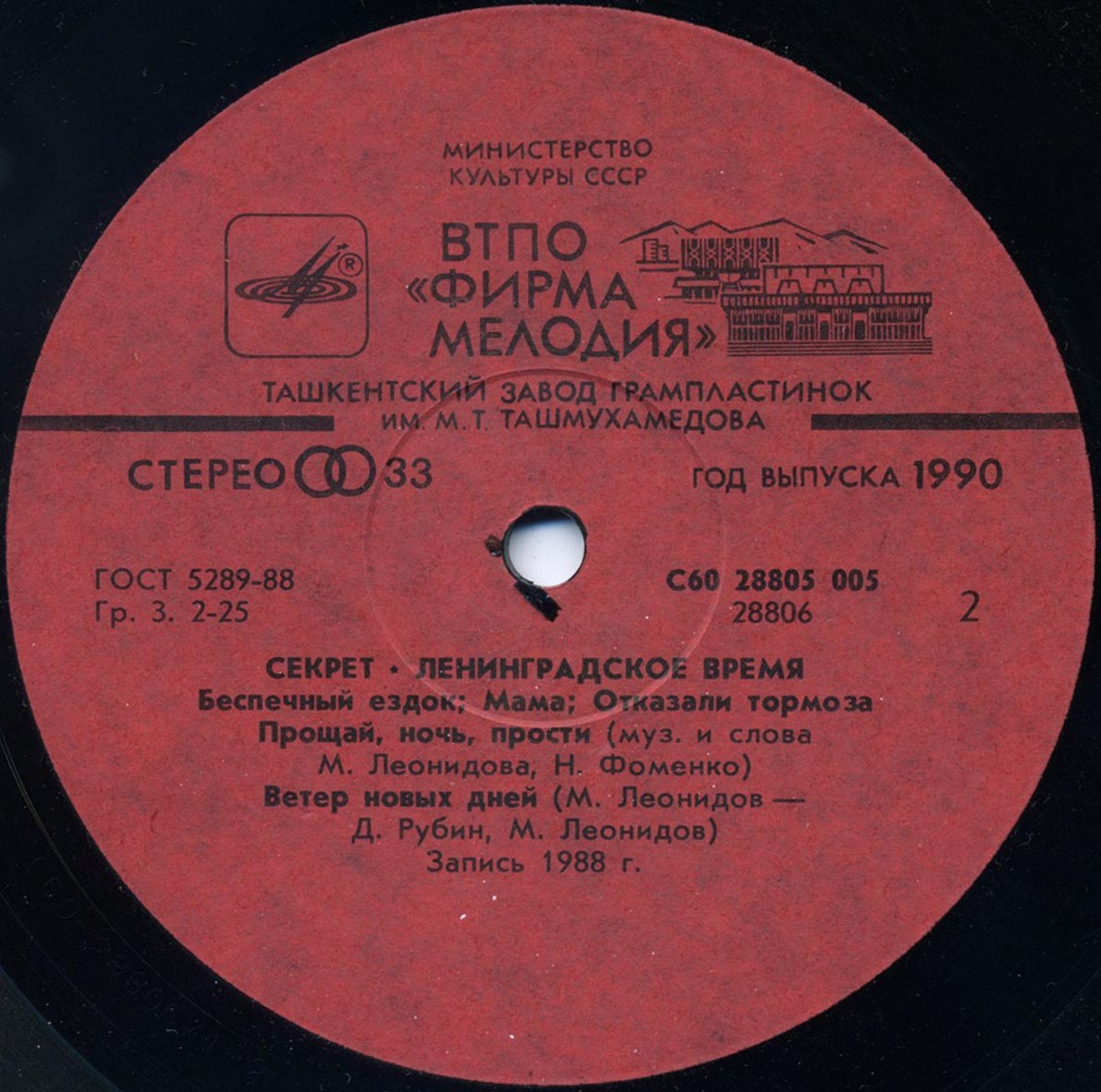 "СЕКРЕТ". «Ленинградское время»