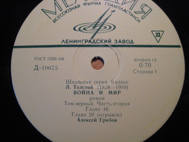 Л. ТОЛСТОЙ (1828-1910) Фрагменты из романа "Война и мир"