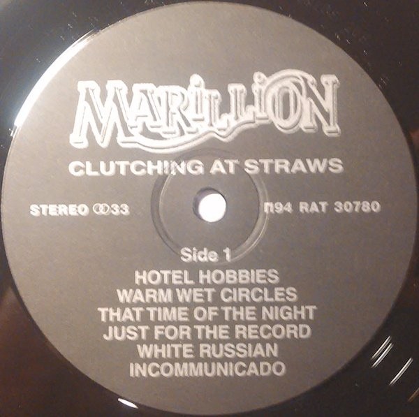 Marillion. Clutching At Straws