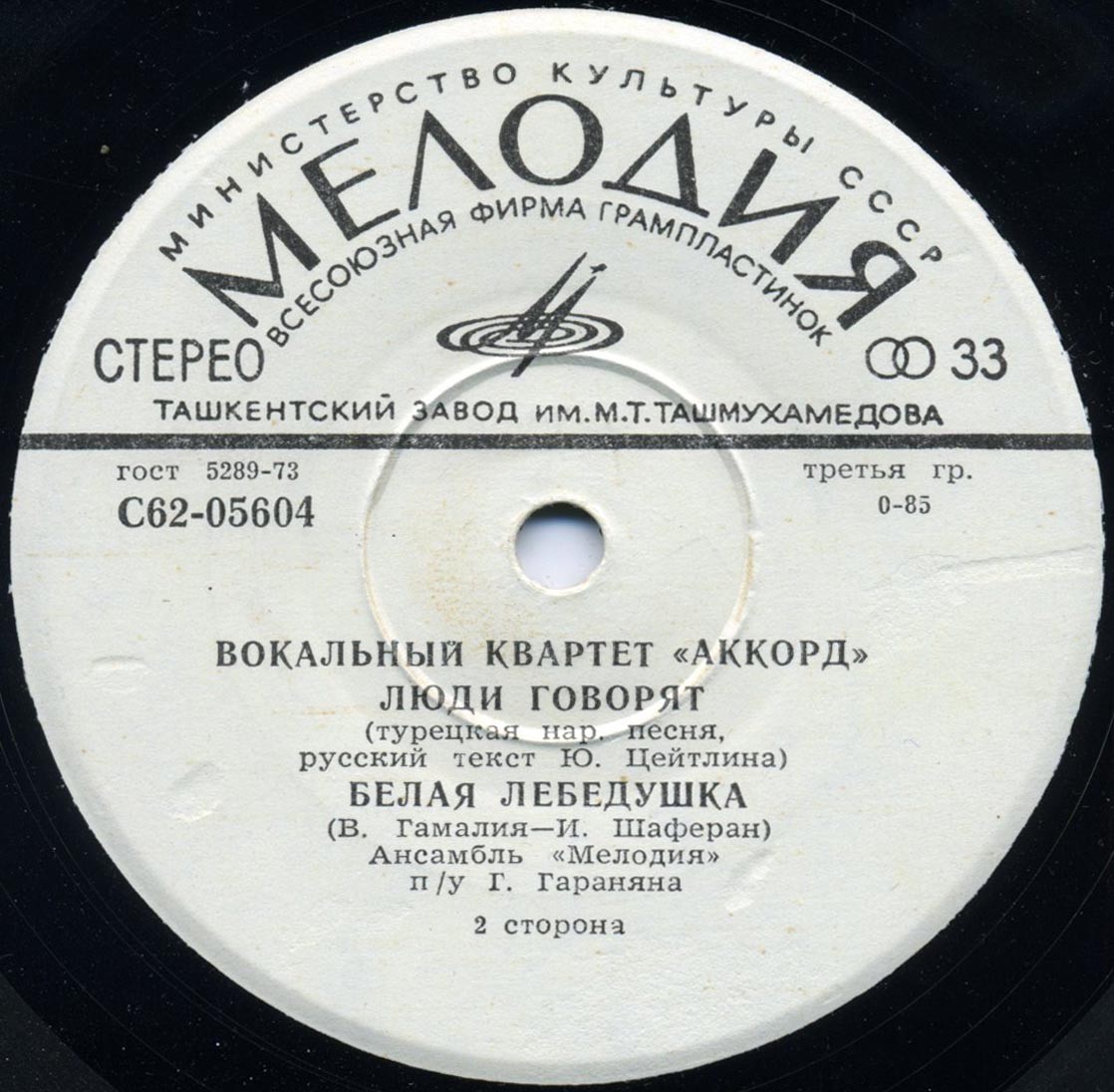 Вокальный квартет "АККОРД"