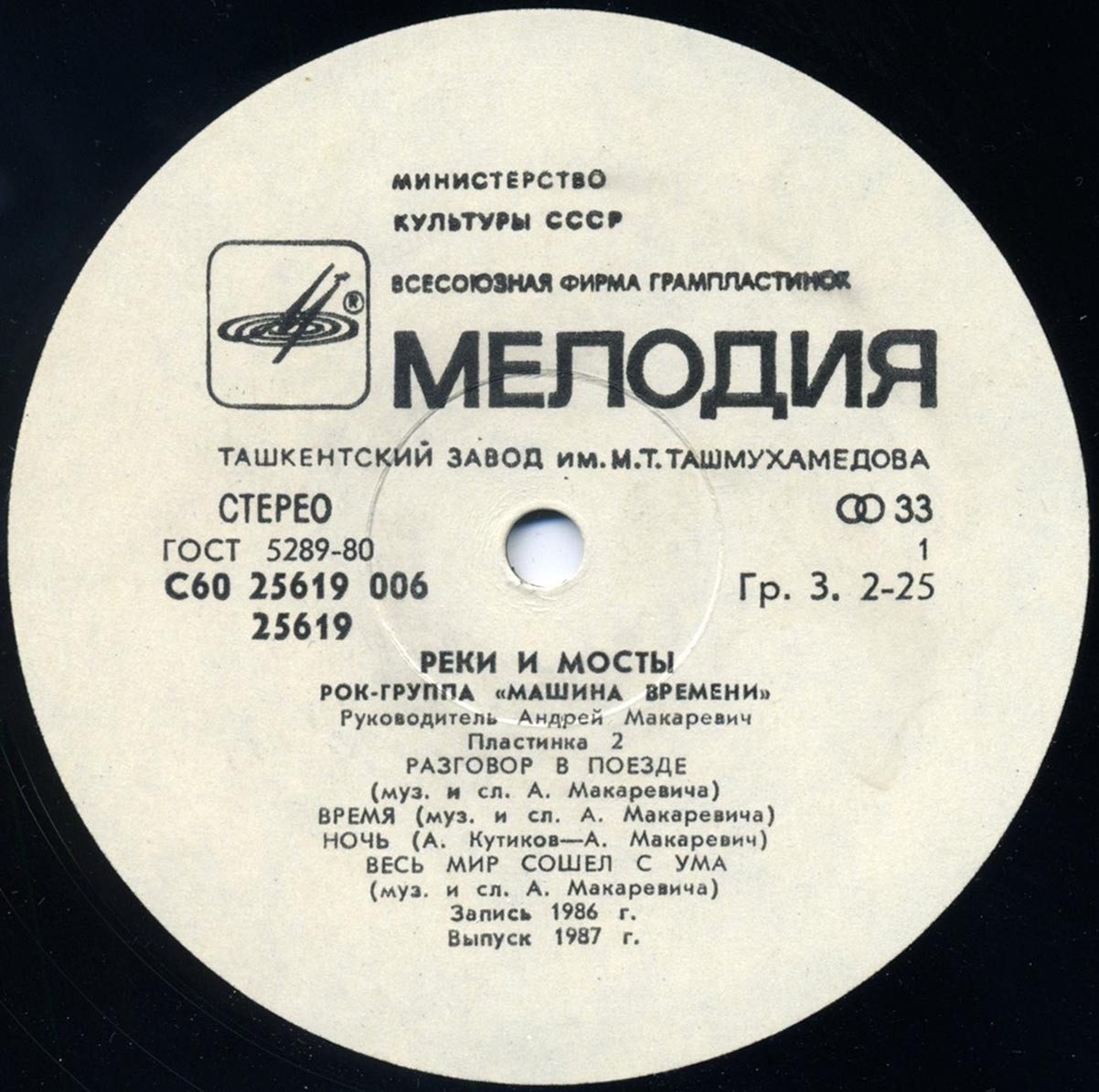 Рок-группа "МАШИНА ВРЕМЕНИ" - Реки и мосты (2)