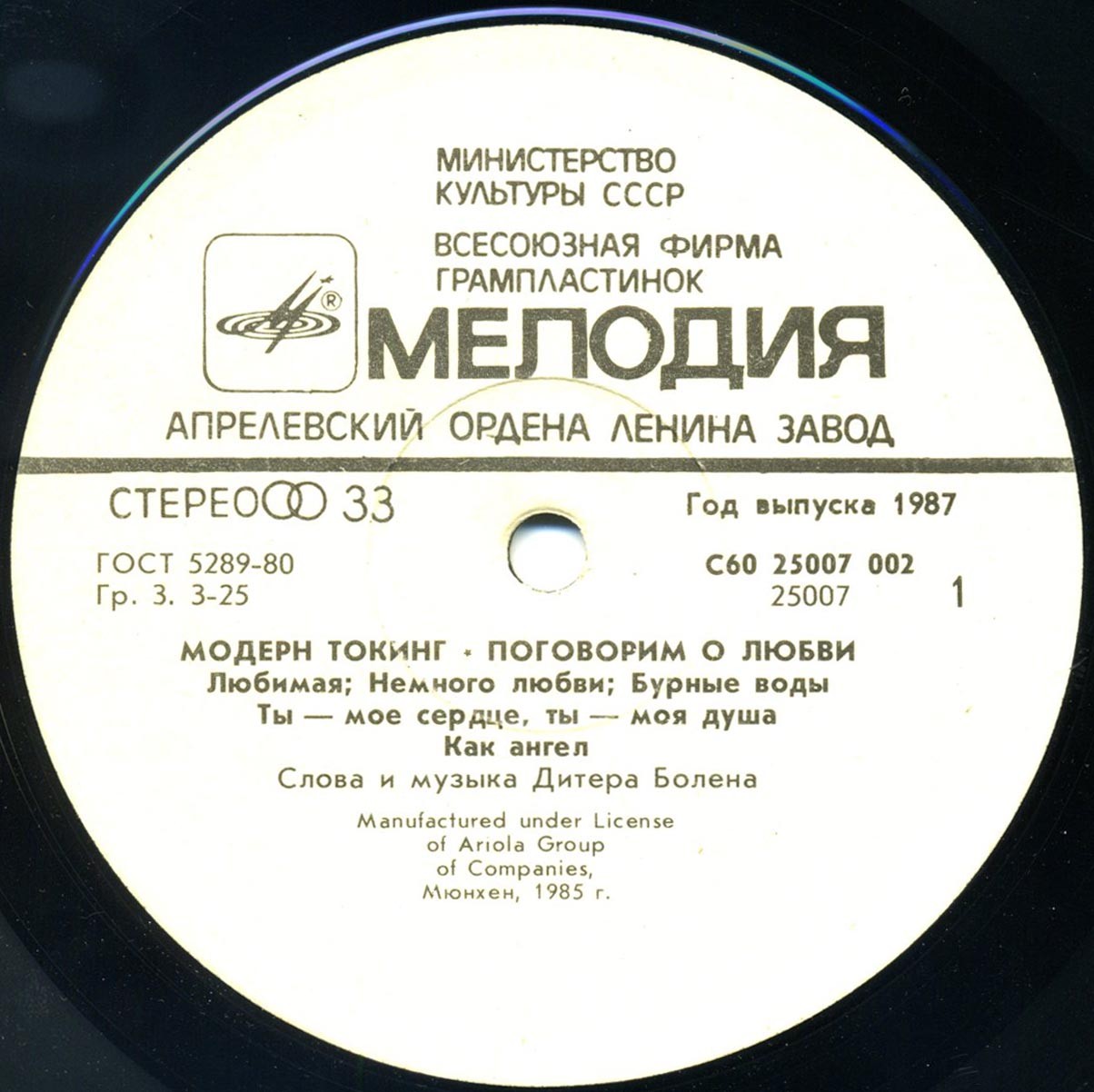 МОДЕРН ТОКИНГ «Поговорим о любви»