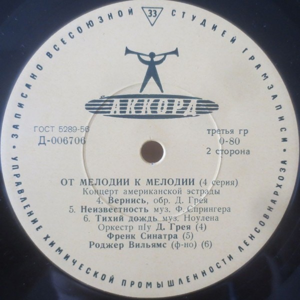 ОТ МЕЛОДИИ К МЕЛОДИИ (4 серия): Концерт американской эстрады