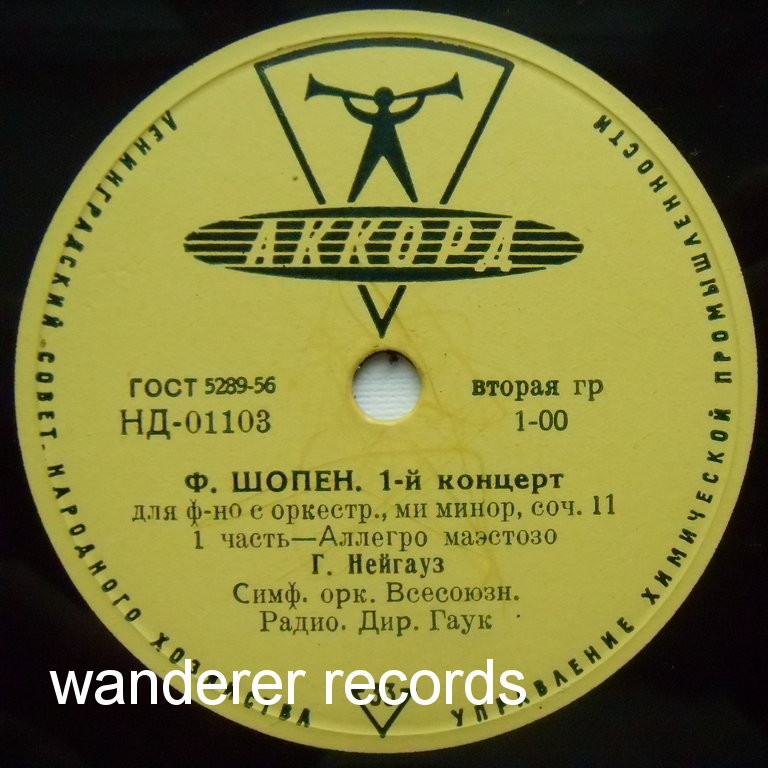 Ф. ШОПЕН (1810–1849) Концерт № 1 для ф-но с оркестром ми минор, соч. 11 (Г. Нейгауз, А. Гаук)