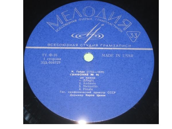 И. Гайдн, Р. Шуман. Дирижирует К. Цекки