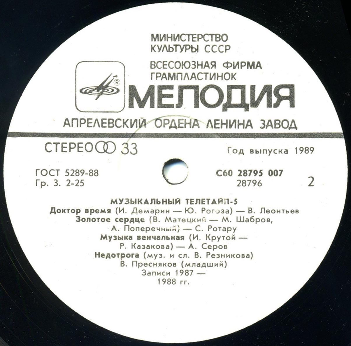 Музыкальный телетайп 5