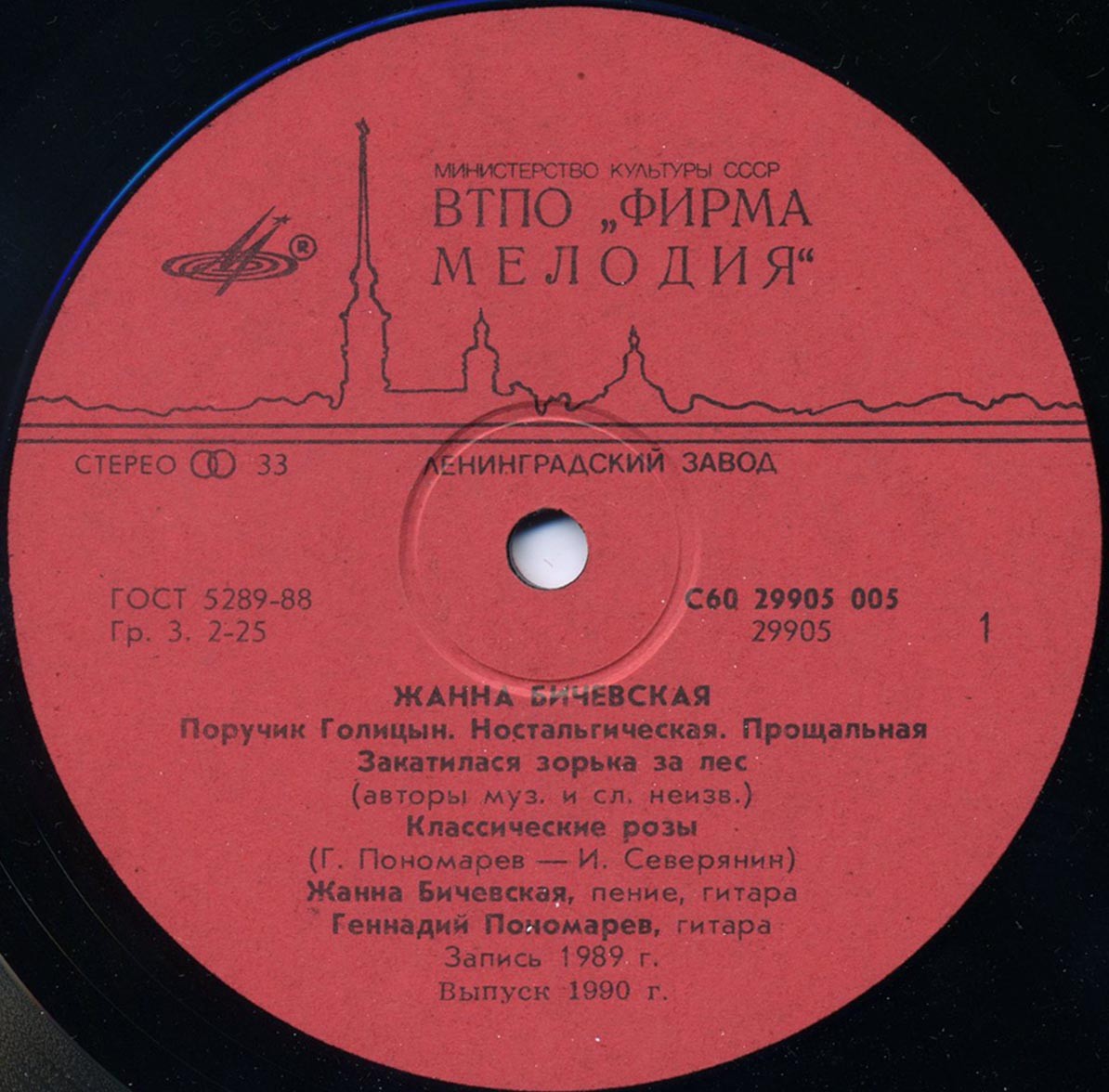 Жанна Бичевская