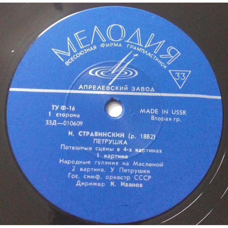И. СТРАВИНСКИЙ (1882–1971): «Петрушка», потешные сцены в 4-х картинах (К. Иванов)