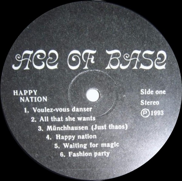 Ace Of Base. Happy Nation