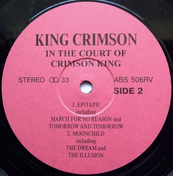 King Crimson. In The Court Of Crimson King