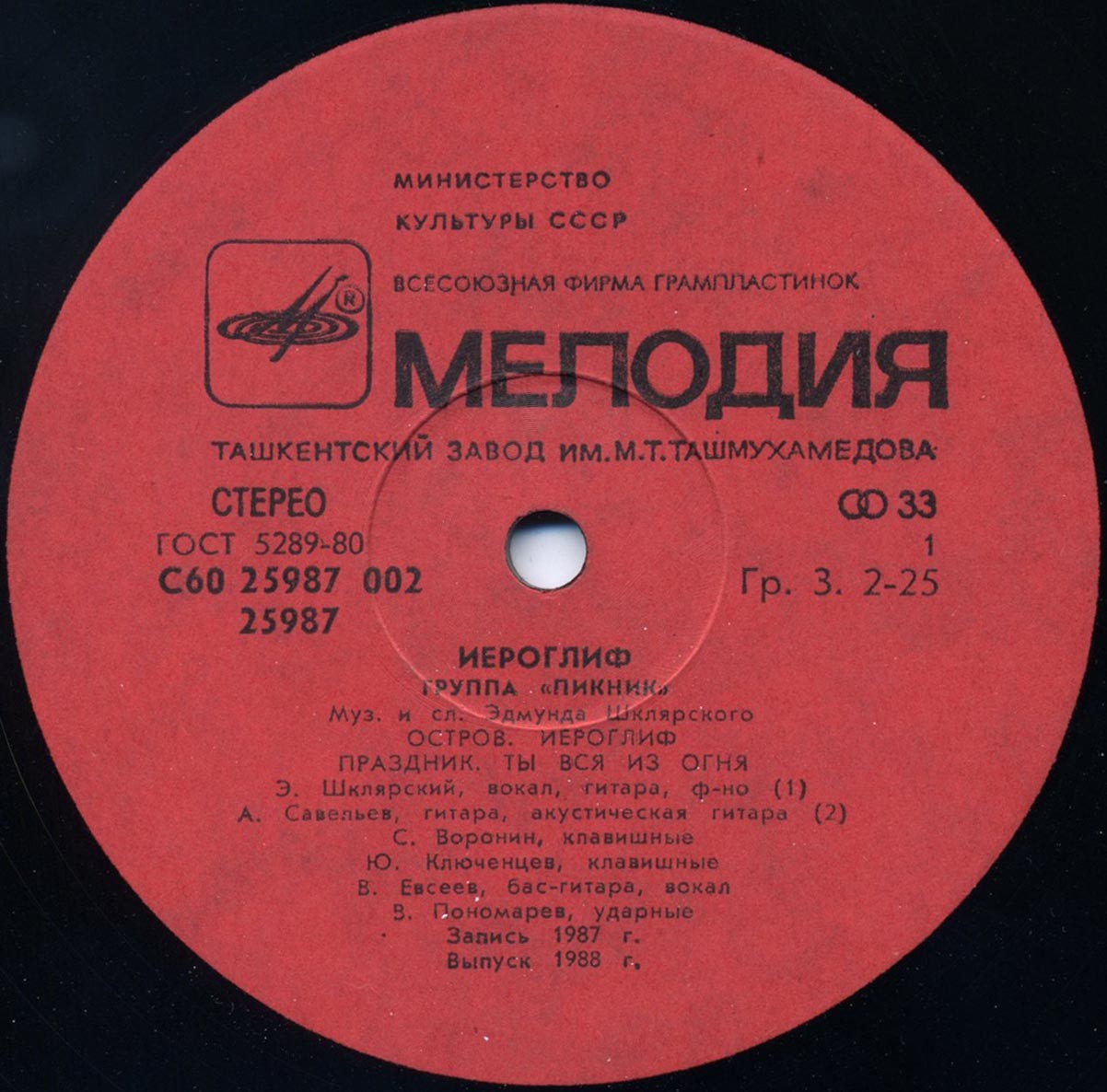 Группа «ПИКНИК». Иероглиф
