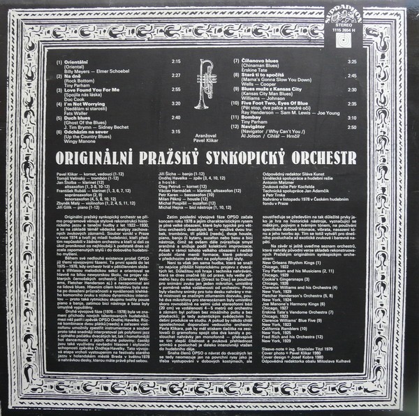 Originální Pražský Synkopický Orchestr [по заказу чешской фирмы SUPRAPHON 1115 2654]