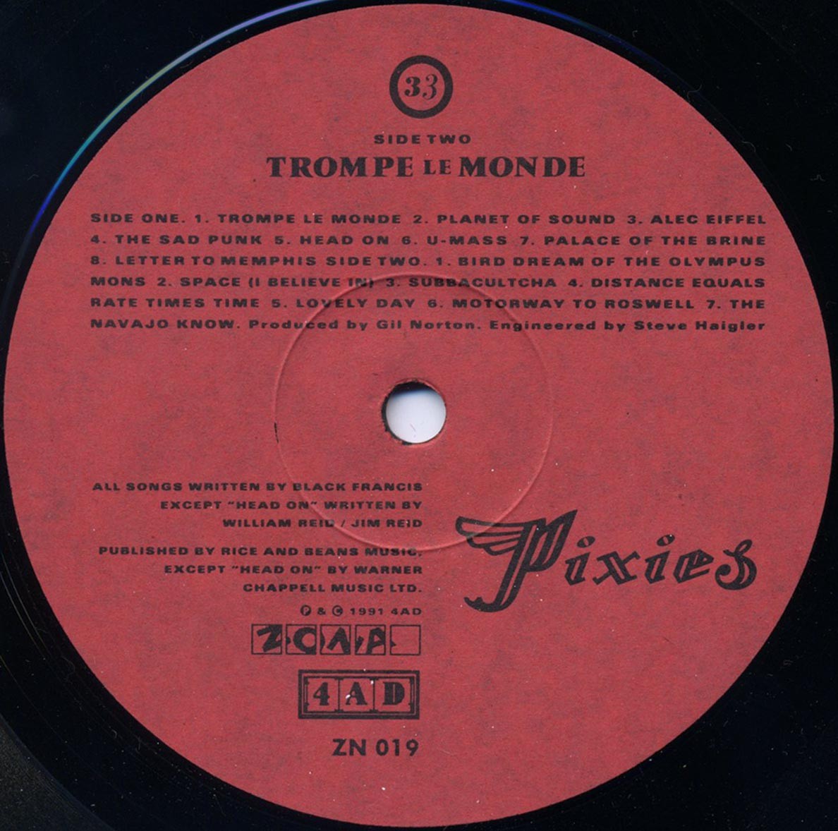 PIXIES. Trompe Le Monde