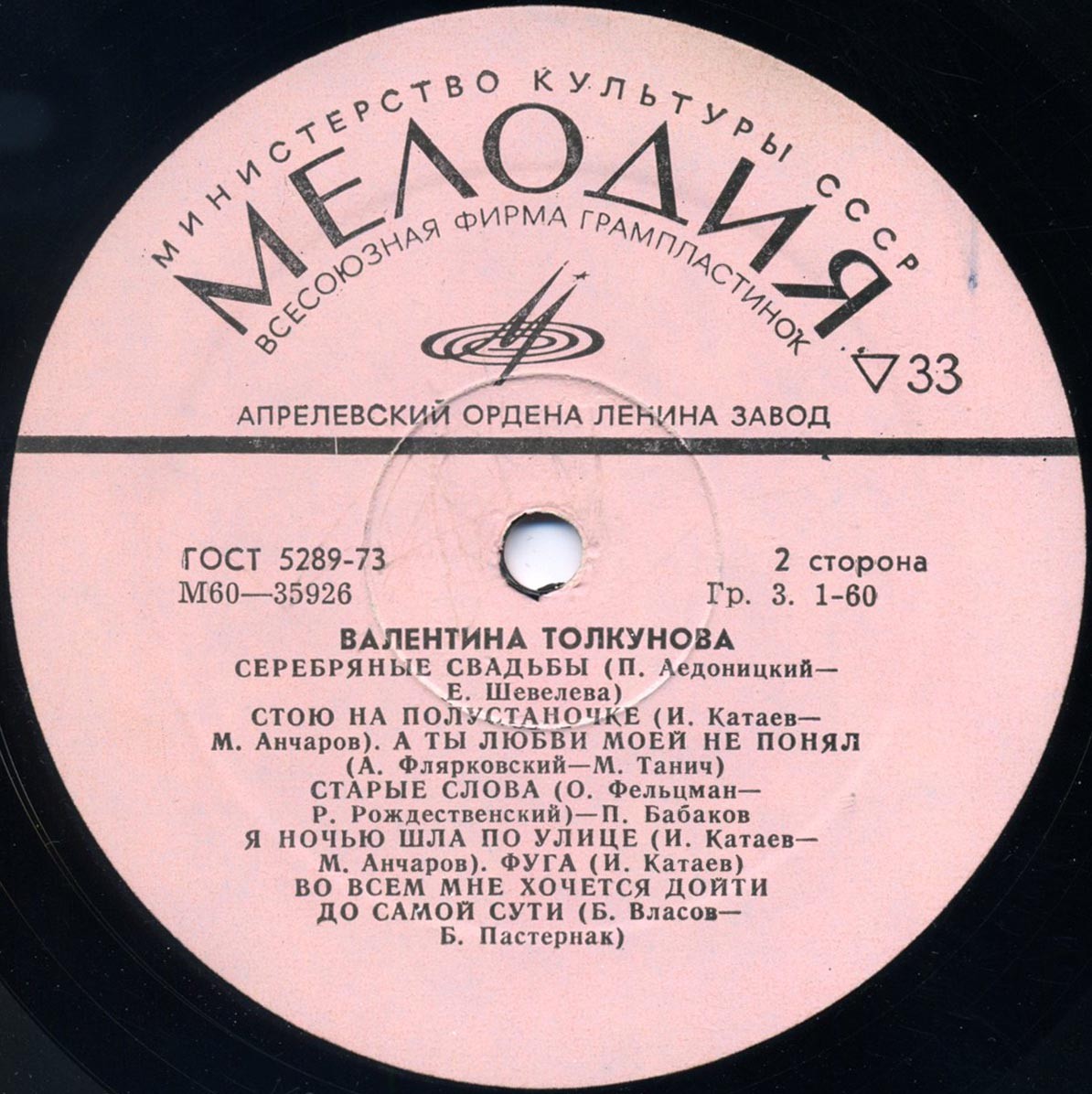 Валентина Толкунова