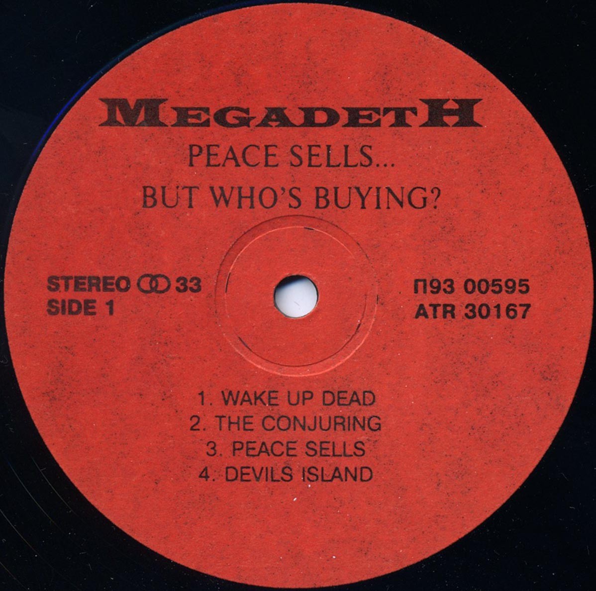 MEGADETH. Peace Sells… But Who's Buying?