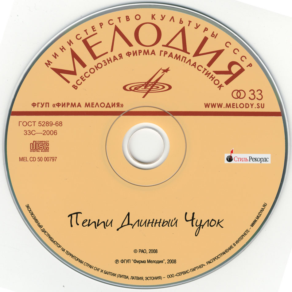 Пеппи Длинный чулок. Музыкальная инсценировка