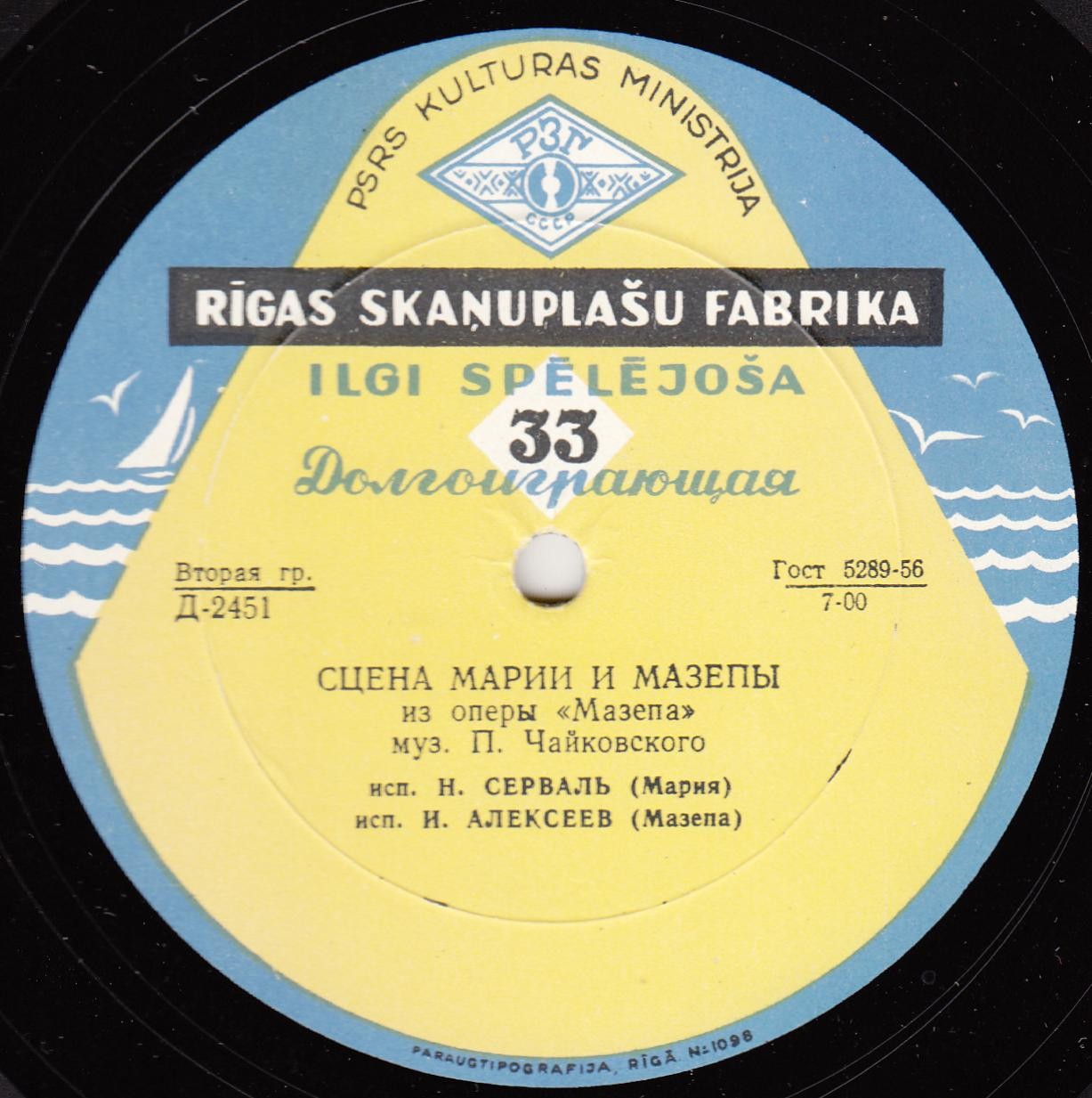 Чайковский - Мазепа (сцены из оперы)