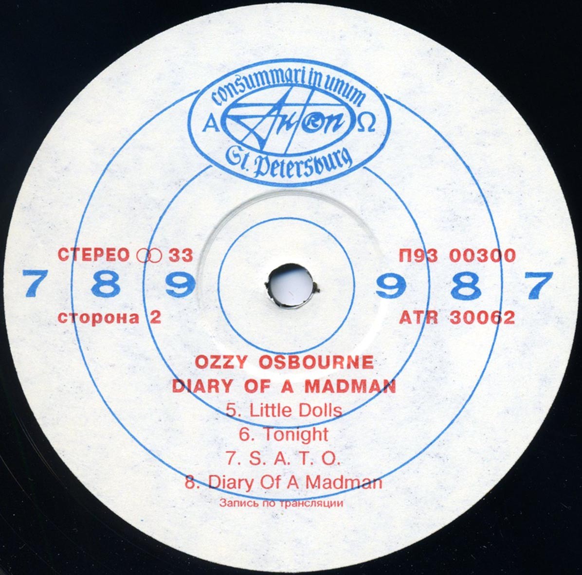 Ozzy OSBOURNE. Diary Of A Madman