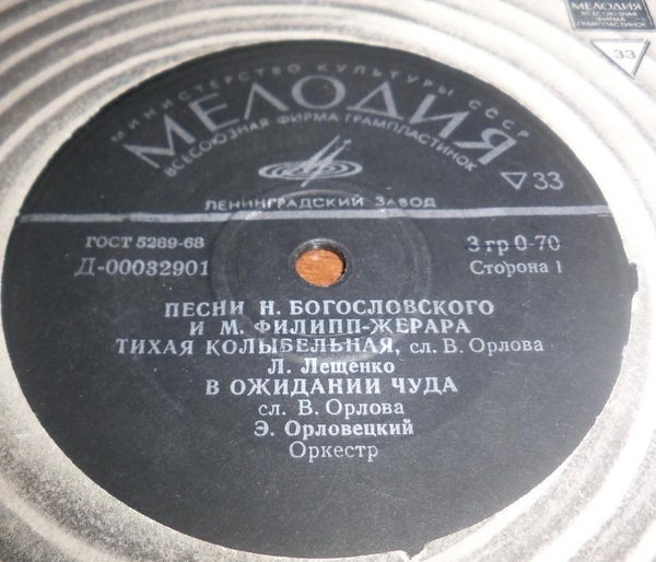 ПЕСНИ Н. БОГОСЛОВСКОГО И М. ФИЛИПП-ЖЕРАРА