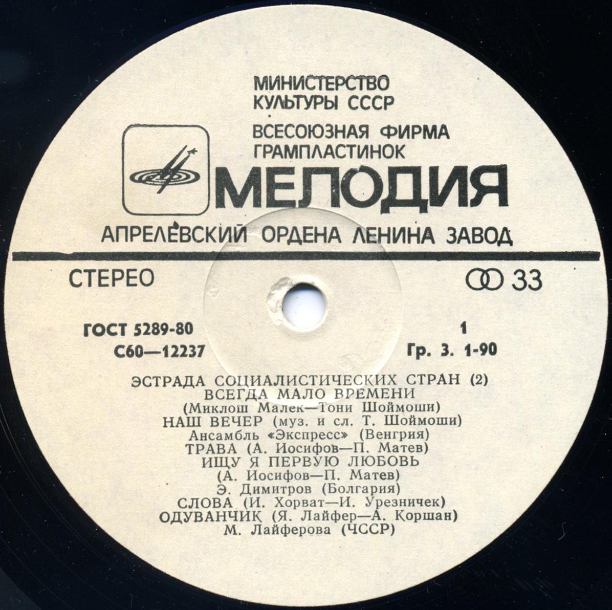 Эстрада социалистических стран (2)