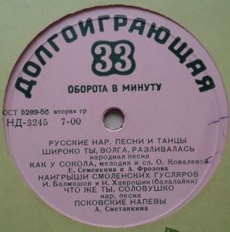 Русские народные песни и танцы