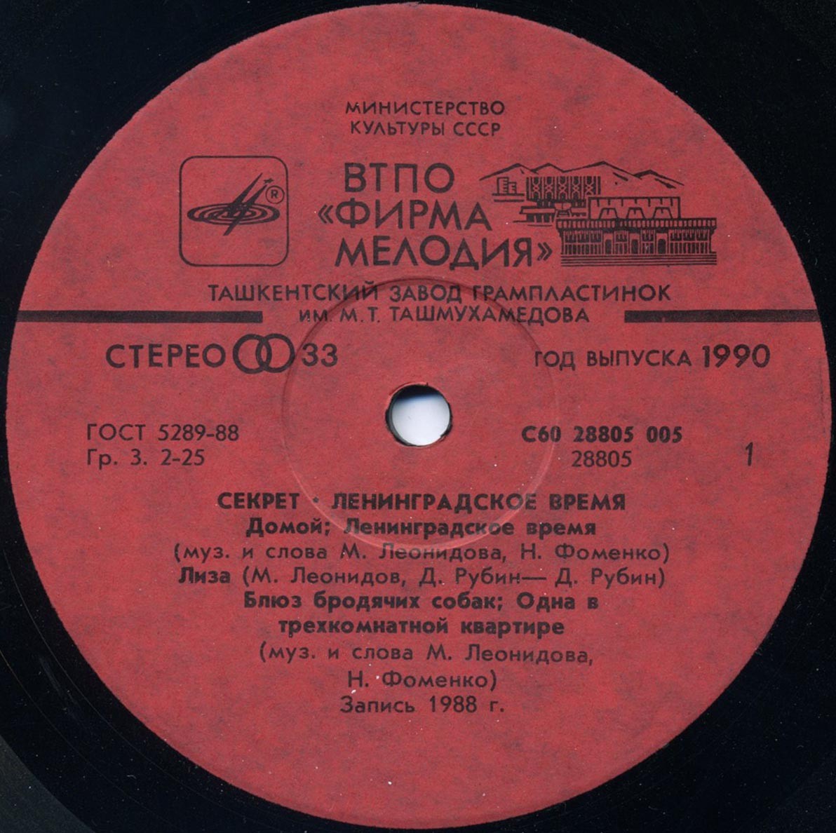 "СЕКРЕТ". «Ленинградское время»