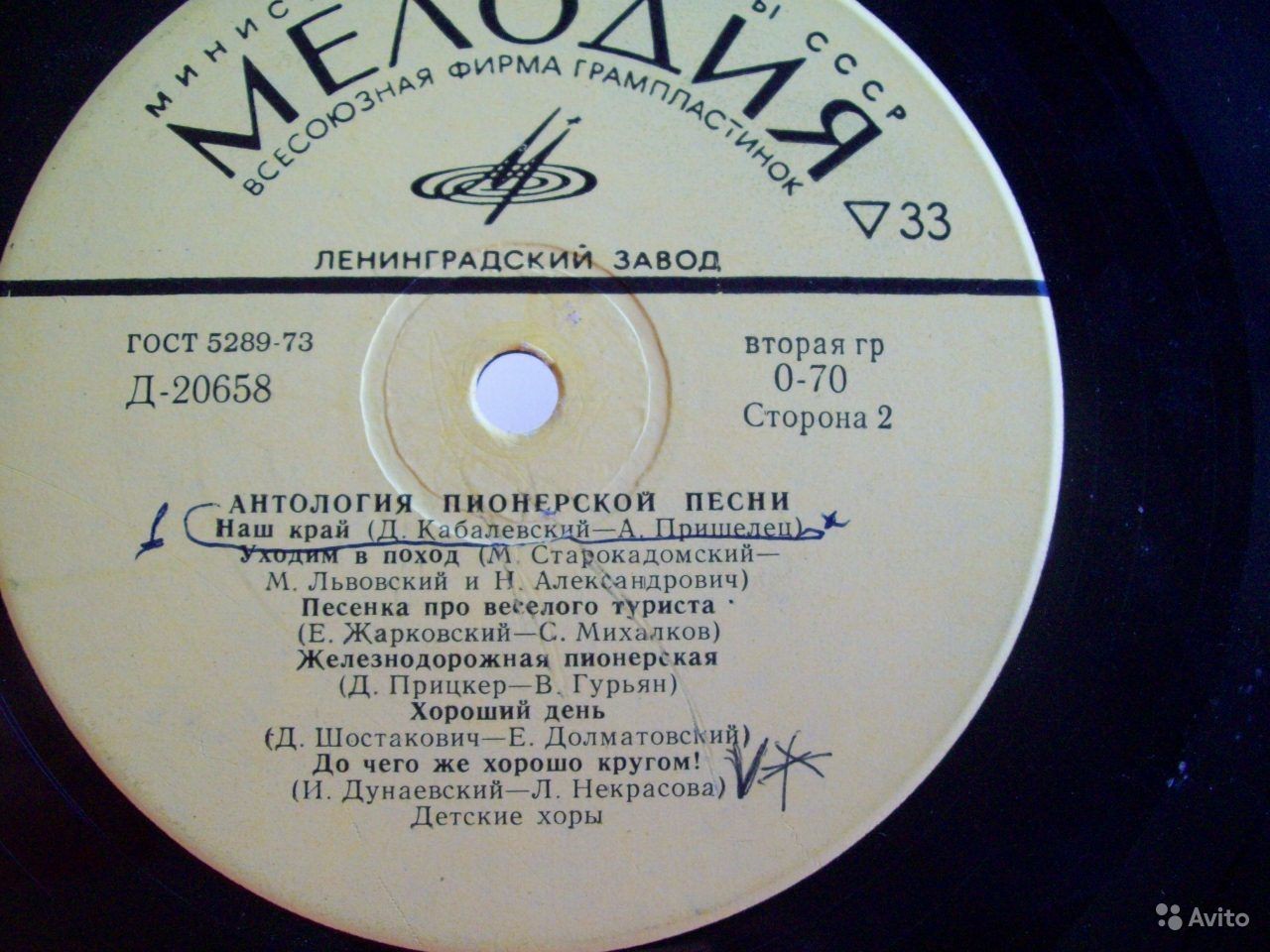 Антология пионерской песни (4 пластинки)(коробка)