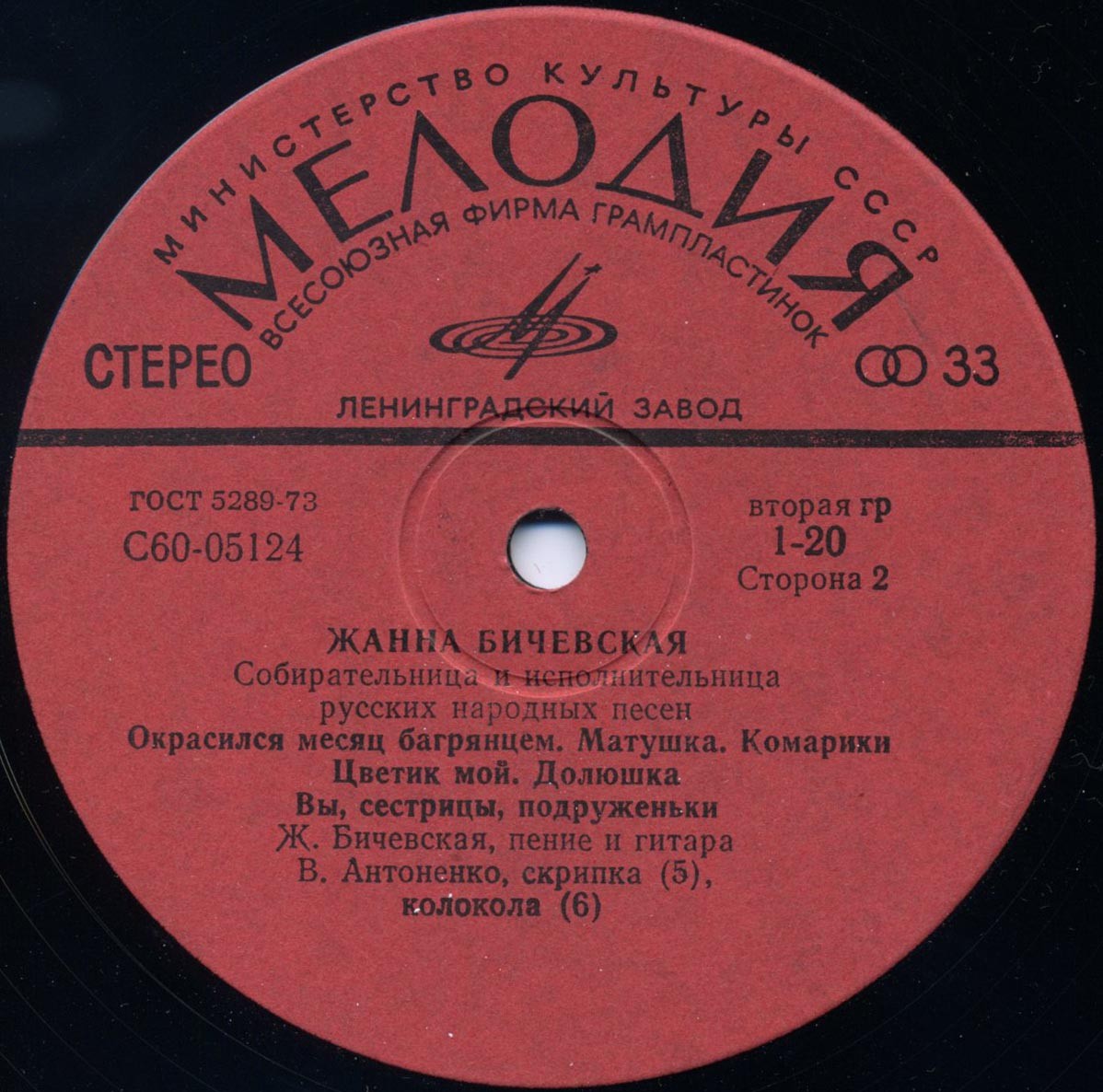 Жанна Бичевская, собирательница и исполнительница русских народных песен