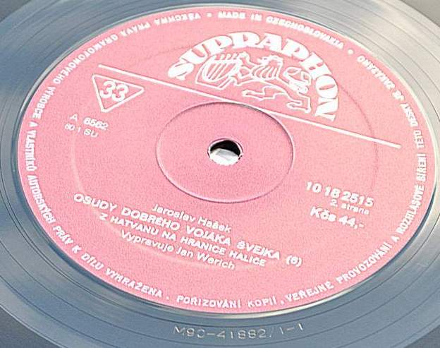 Jaroslav Hašek ‎– Osudy Dobrého Vojáka Švejka 6 [по заказу чешской фирмы SUPRAPHON, 1018 2515 ]