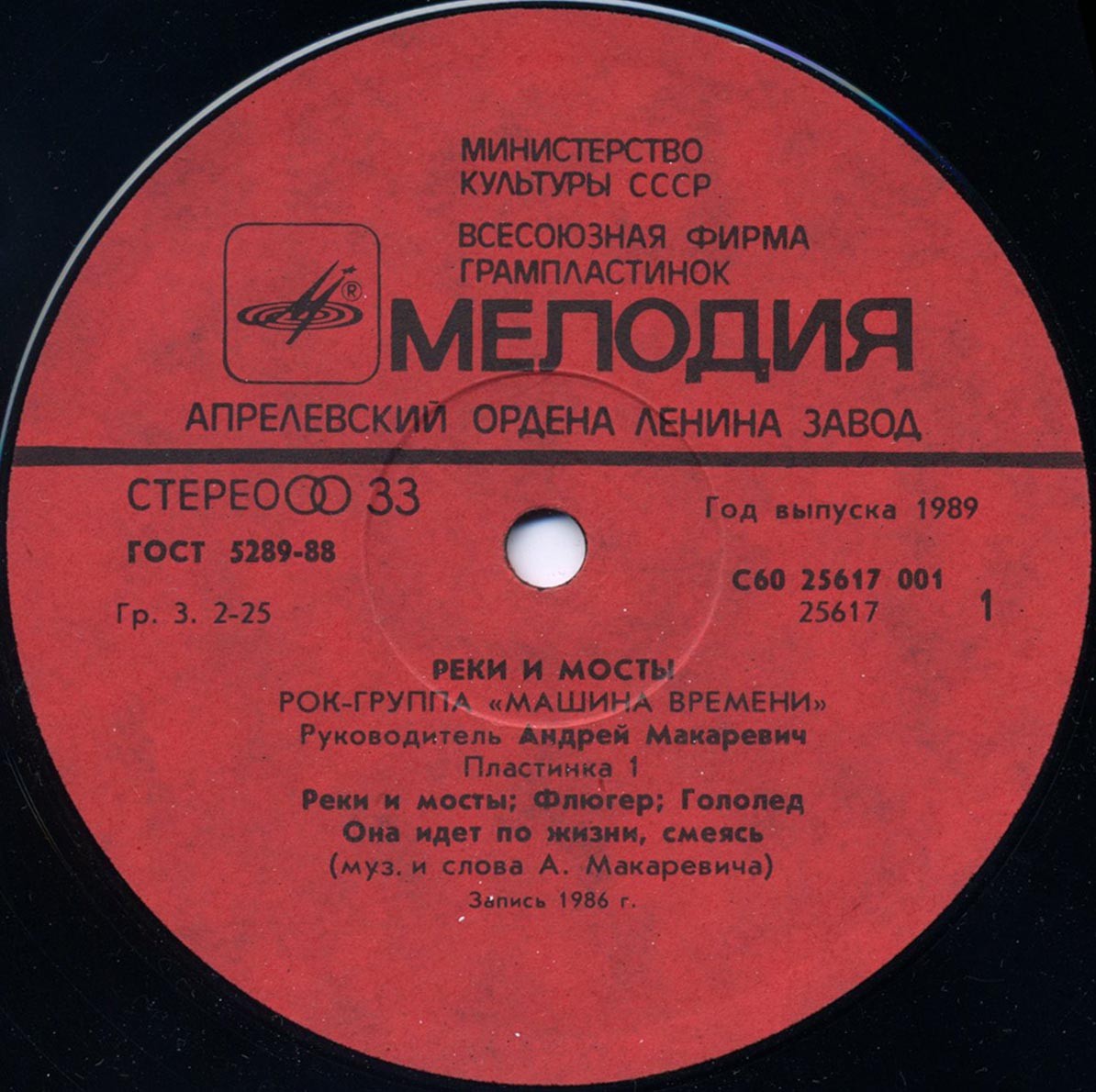 Рок-группа "МАШИНА ВРЕМЕНИ" - Реки и мосты (1)