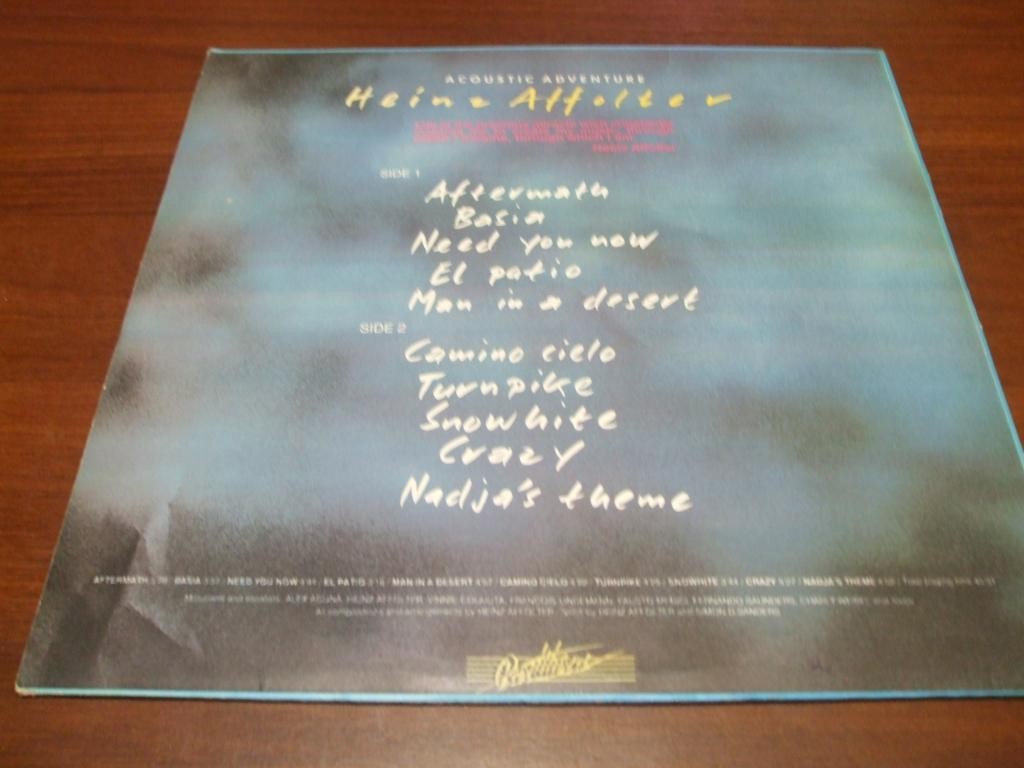 Heinz Affolter ‎— Acoustic Adventure