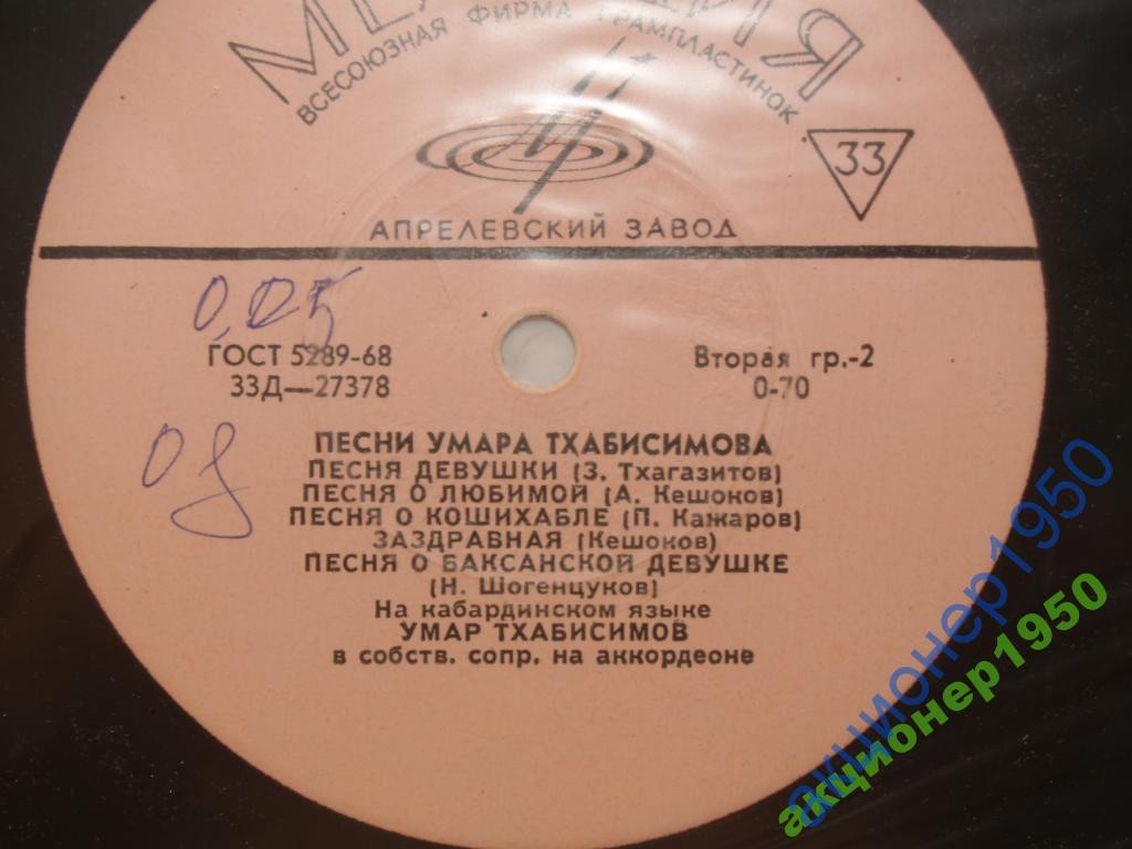 Умар ТХАБИСИМОВ (Кабардино-Балкарская АССР)