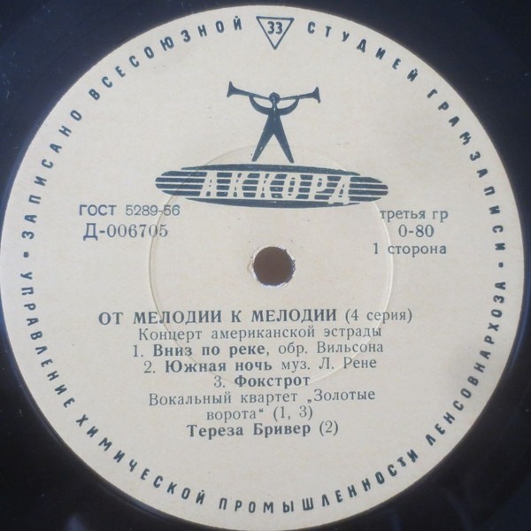 ОТ МЕЛОДИИ К МЕЛОДИИ (4 серия): Концерт американской эстрады