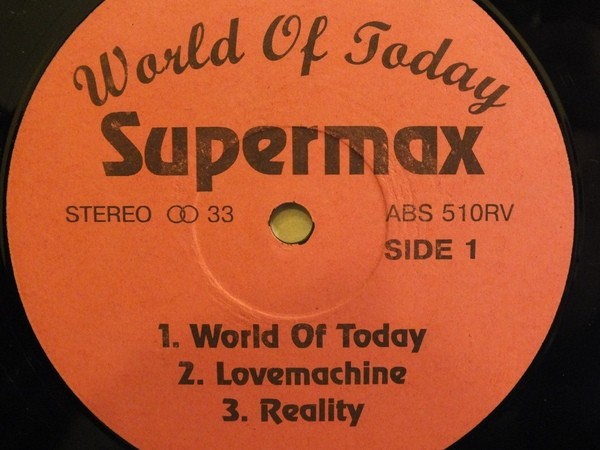 Supermax ‎— World Of Today