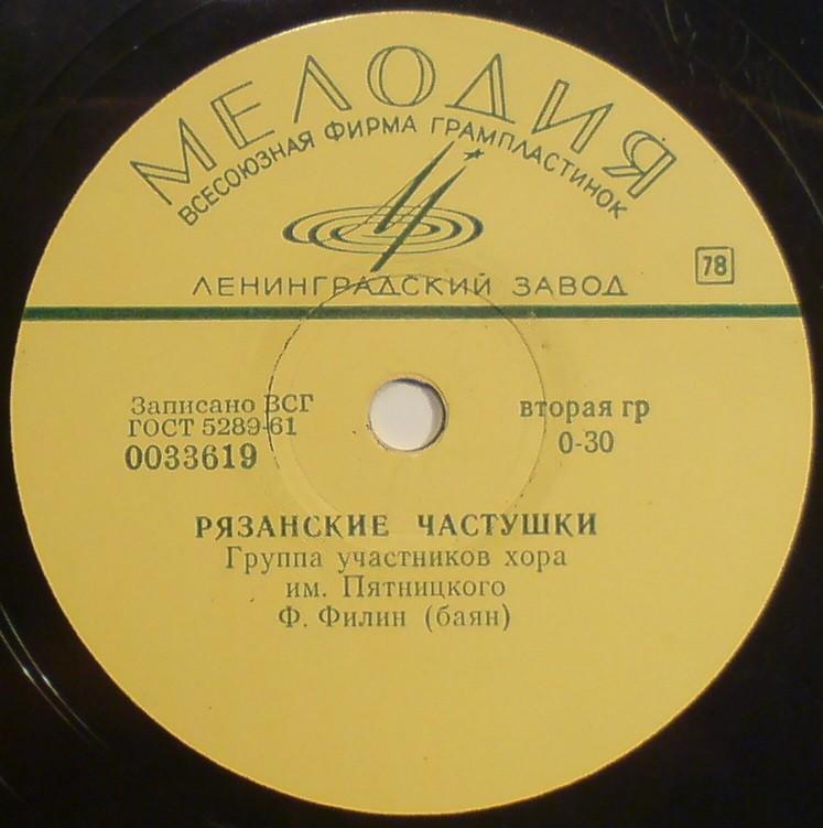 Разговор двух подруг / Рязанские частушки