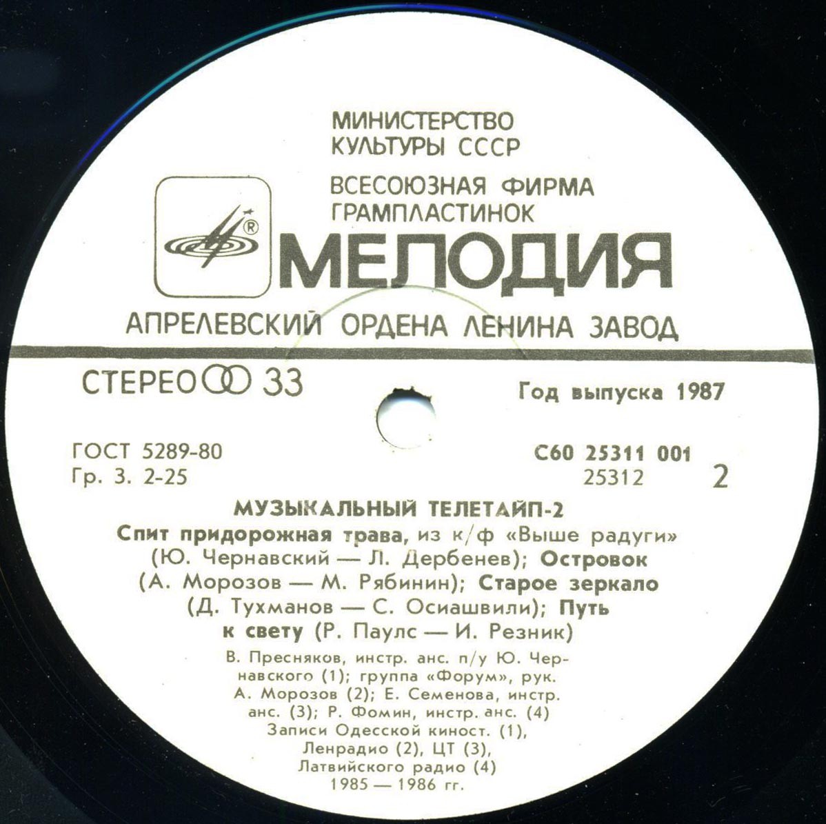 Музыкальный телетайп 2
