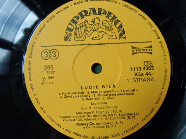 Lucie Bila [по заказу чешской фирмы SUPRAPHON 1113 4365]