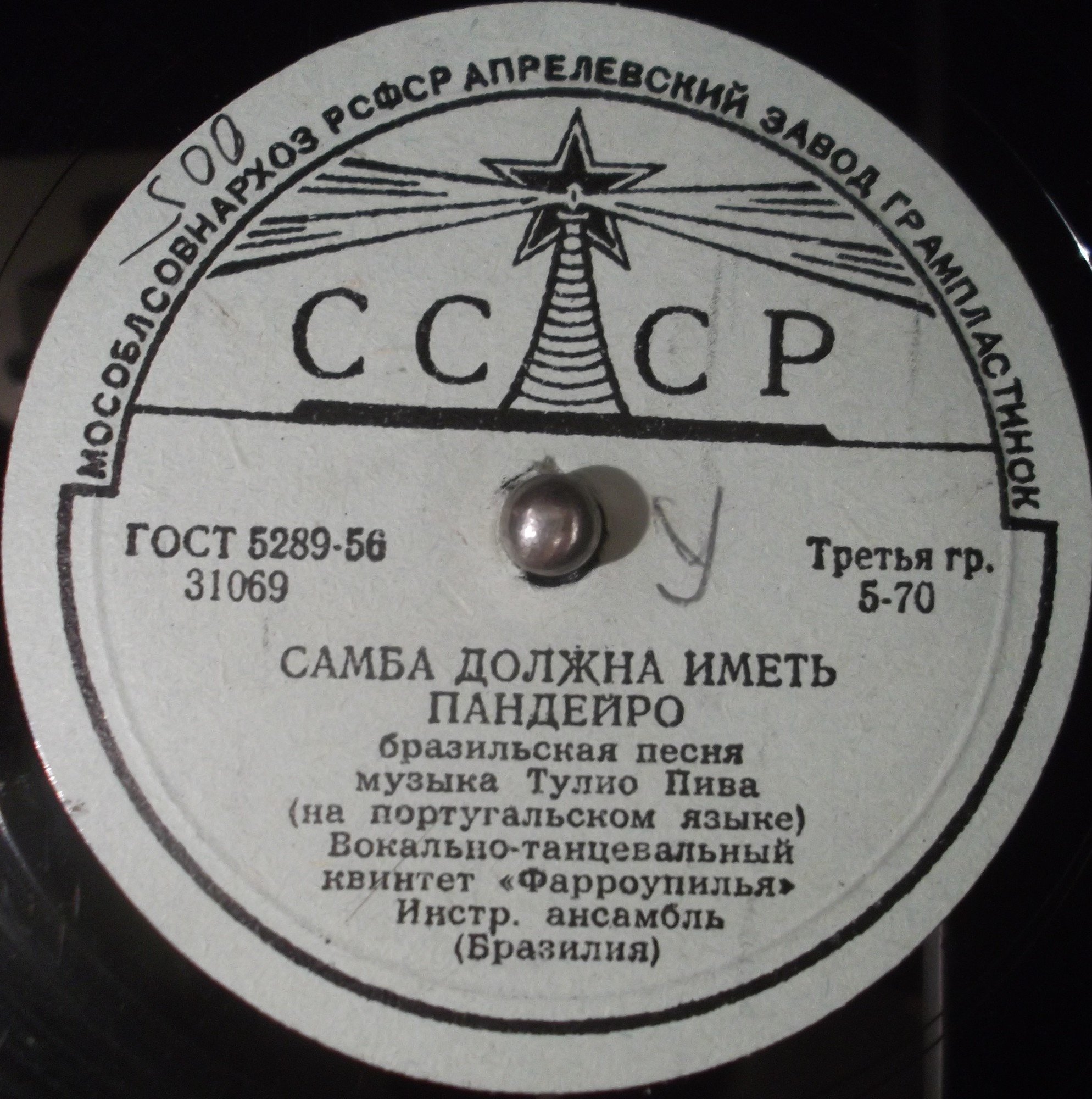 Кружевница / Самба должна иметь пандейро