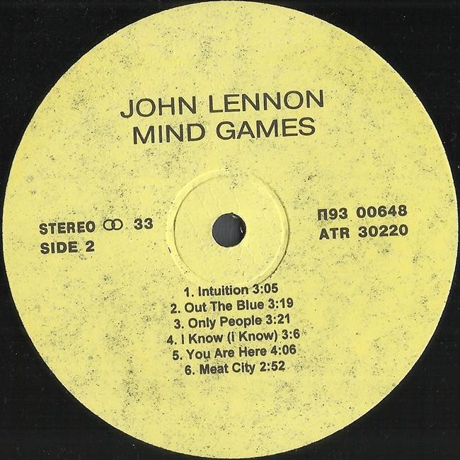 LENNON John «Mind Games»