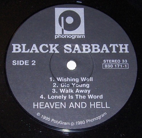 Black Sabbath — Heaven And Hell