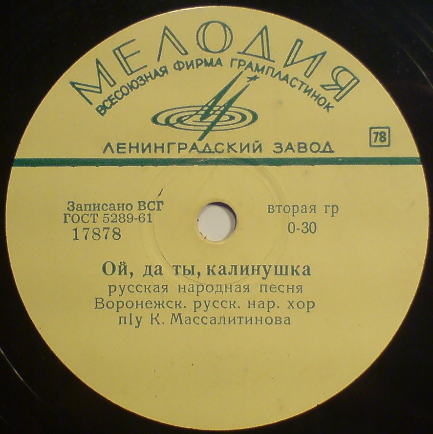 Воронежский народный хор - Ой да ты, калинушка // М. Мордасова - Голосочек мой певучий