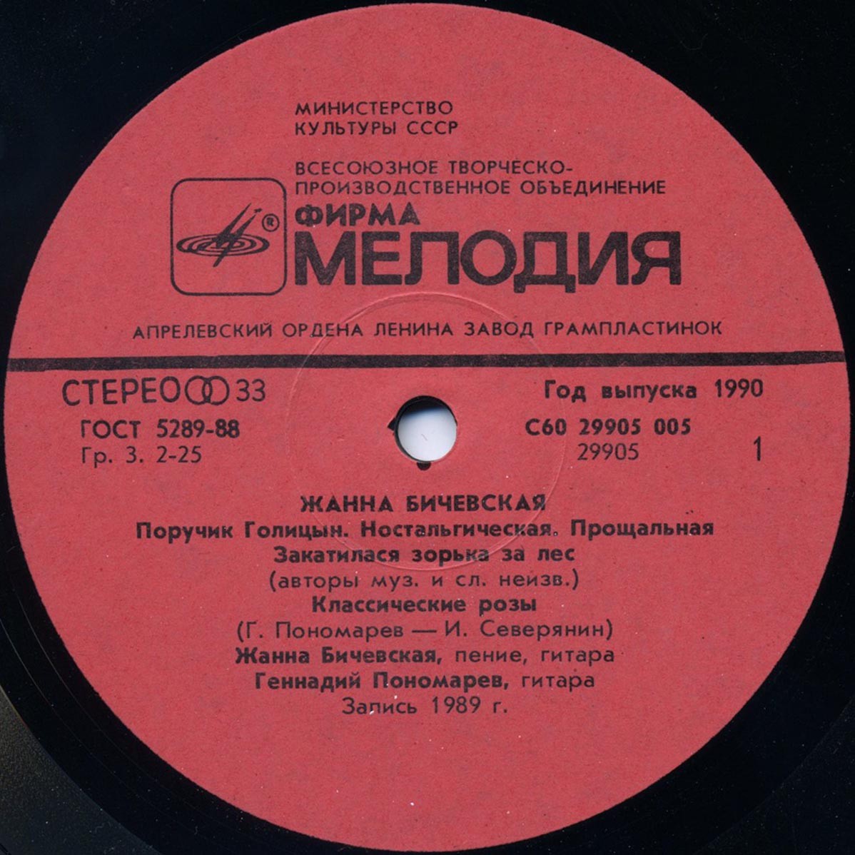 Жанна Бичевская